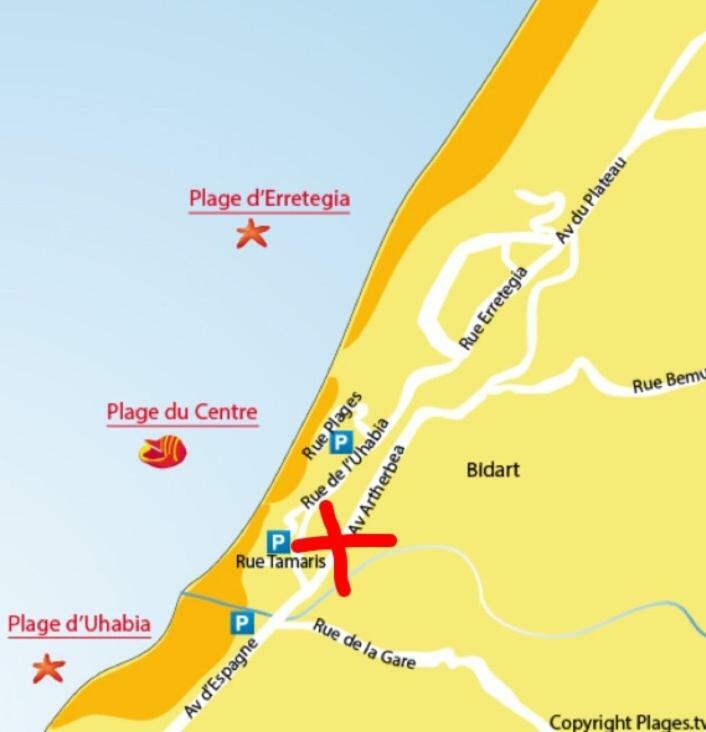 Apartment Agreable T2 A Bidart, Centre Bourg & Plages A Pied Bidart
